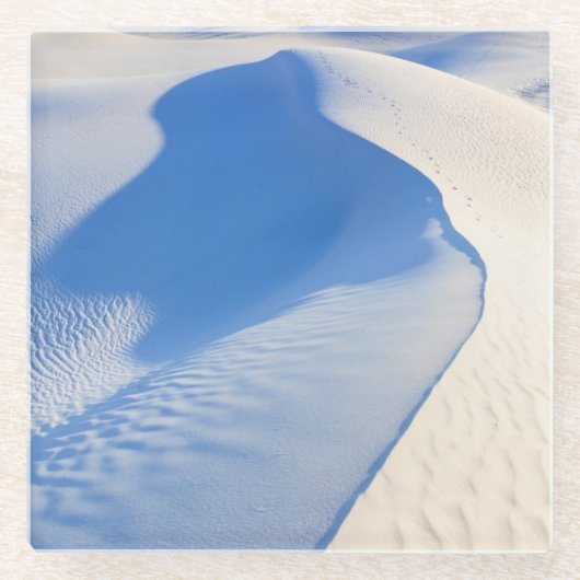 White Sands National Monument Glazen Onderzetter (Voorkant)