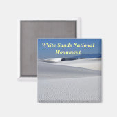 White Sands National Monument magneet (Voorkant / Achterkant)
