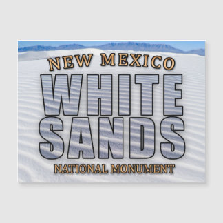 White Sands National Monument Magnetic Card