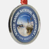 White Sands National Monument Metalen Ornament (Rechts)