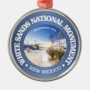 White Sands National Monument Metalen Ornament