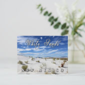 White Sands National Monument (New Mexico) Briefkaart (Staand voorkant)