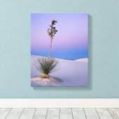 WHITE SANDS NATIONAL MONUMENT, NEW MEXICO. CANVAS AFDRUK (Insitu (Houten vloer))