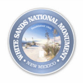 White Sands National Monument Sticker (Voorkant)