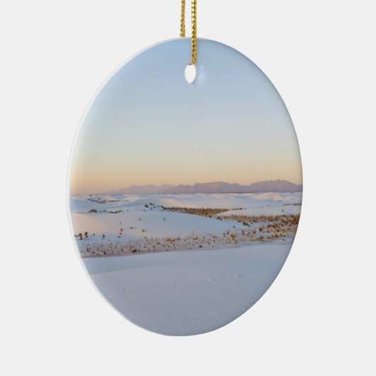 White Sands National Monument (Transverse Dunes) Keramisch Ornament (Rechts)