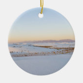 White Sands National Monument (Transverse Dunes) Keramisch Ornament (Voorkant)