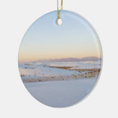 White Sands National Monument (Transverse Dunes) Keramisch Ornament (Links)
