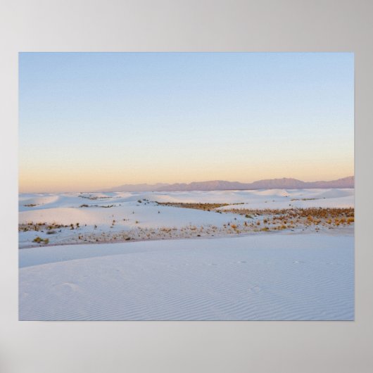 White Sands National Monument (Transverse Dunes) Poster (Voorkant)