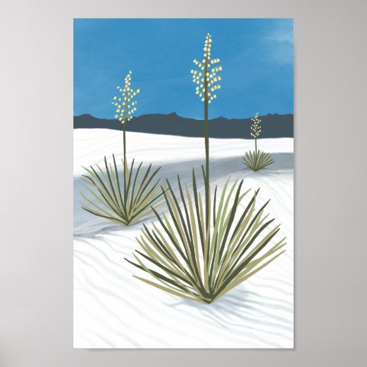 White Sands National Park Art Poster (Voorkant)