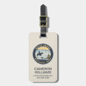 White Sands National Park Bagagelabel (Voorkant verticaal)