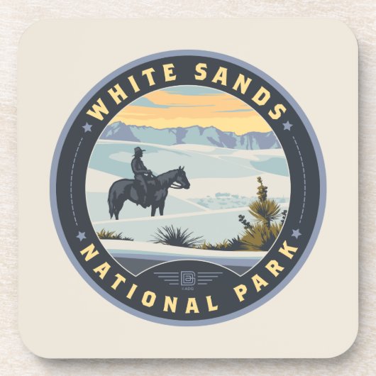 White Sands National Park Bier Onderzetter (Voorkant)