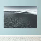 White Sands National Park bw Canvas Afdruk (Insitu (Houten vloer))
