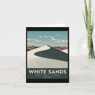 White Sands National Park  Camping Wandelen M Kaart