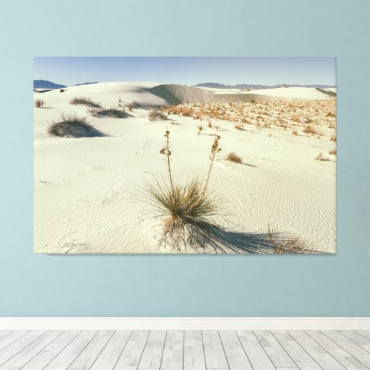 White Sands National Park Canvas Afdruk (Insitu (Houten vloer))
