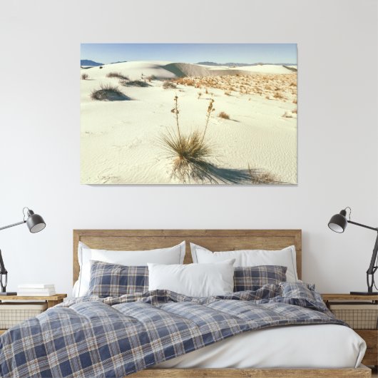 White Sands National Park Canvas Afdruk (Insitu (Slaapkamer))