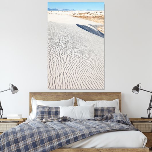 White Sands National Park Canvas Afdruk (Insitu (Slaapkamer))