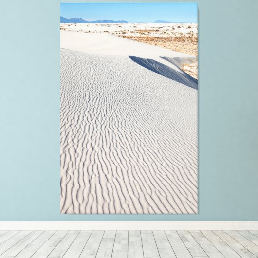 White Sands National Park Canvas Afdruk (Insitu (Houten vloer))