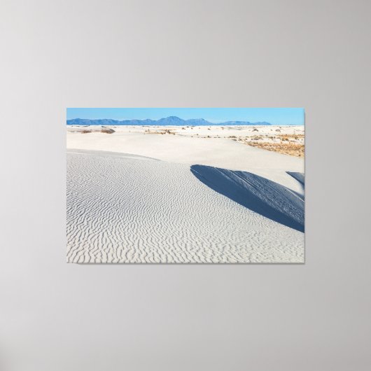 White Sands National Park Canvas Afdruk (Voorkant)
