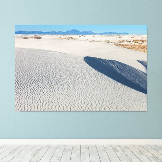 White Sands National Park Canvas Afdruk (Insitu (Houten vloer))