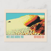 White Sands National Park Dune, New Mexico USA Briefkaart (Voorkant)