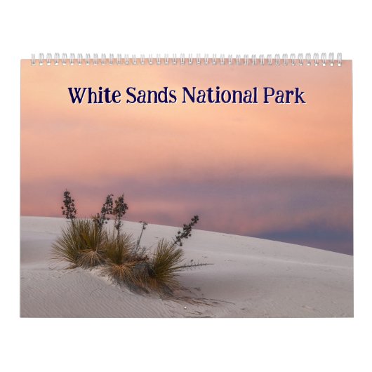 White Sands National Park Landscapes Kalender (Hoes)