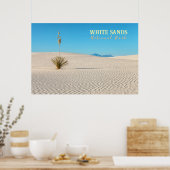 White Sands National Park Landschap met Yucca Poster (Keuken)