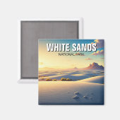 White Sands National Park Magneet (Voorkant / Achterkant)
