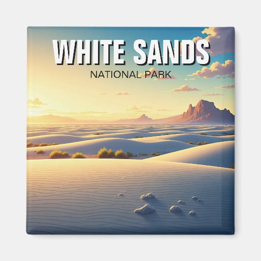 White Sands National Park Magneet (Voorkant)