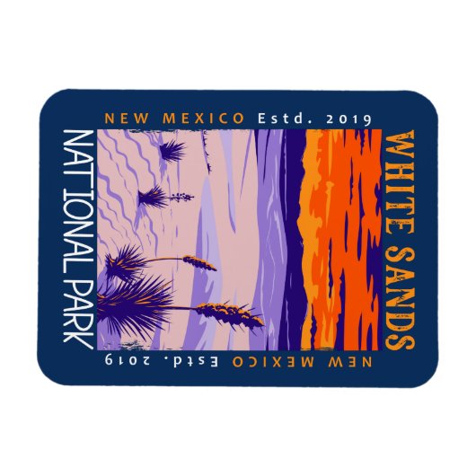 White Sands National Park  Magneet (Horizontaal)