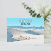 White Sands National Park New Mexico (Staand voorkant)