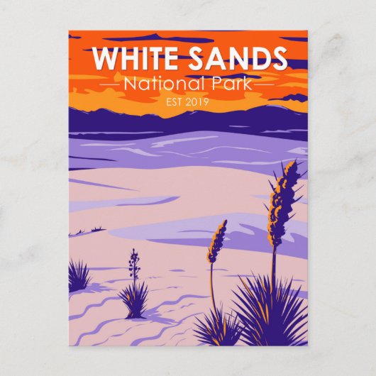 White Sands National Park New Mexico  Briefkaart (Voorkant)