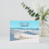 White Sands National Park New Mexico Briefkaart (Staand voorkant)