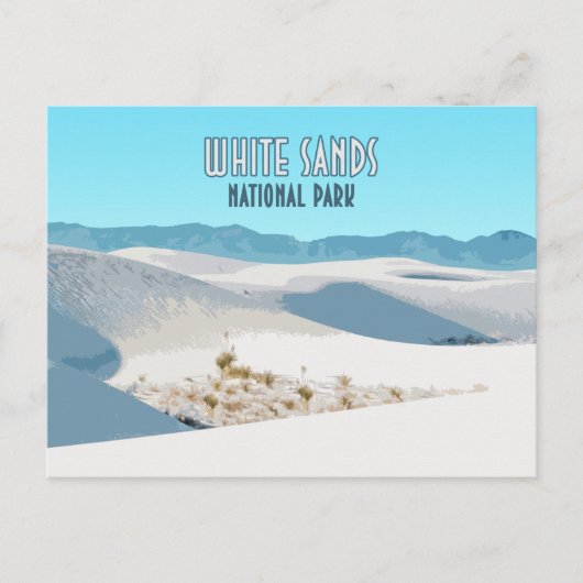 White Sands National Park New Mexico Briefkaart (Voorkant)