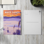 White Sands National Park New Mexico  Briefkaart<br><div class="desc">Het witte Vectorkunstwerk van Zanden. Het park bevindt zich in de staat New Mexico en is volledig omringd door de White Sands Missile Range.</div>