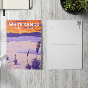 White Sands National Park New Mexico  Briefkaart