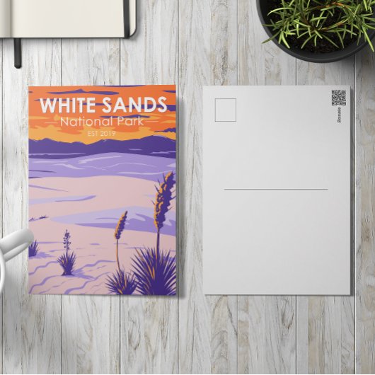 White Sands National Park New Mexico  Briefkaart
