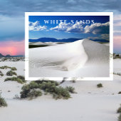 White Sands National Park, New Mexico Briefkaart