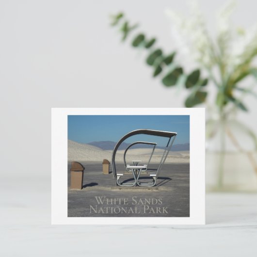 White Sands National Park New Mexico Briefkaart (Staand voorkant)