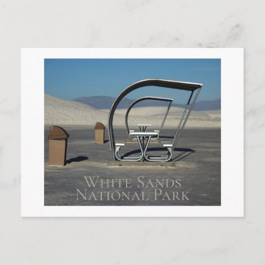 White Sands National Park New Mexico Briefkaart (Voorkant)