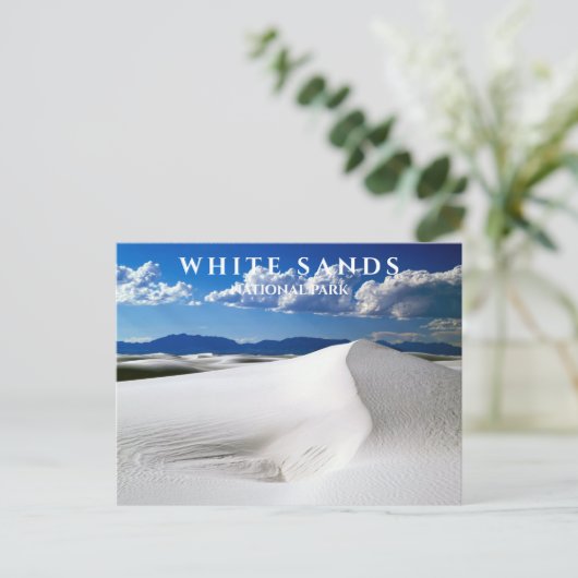 White Sands National Park, New Mexico Briefkaart (Staand voorkant)
