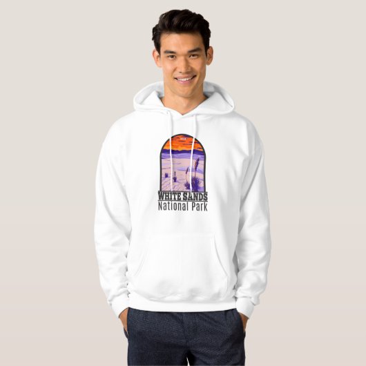 White Sands National Park New Mexico  Hoodie (Voorkant volledig)