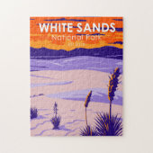 White Sands National Park New Mexico  Legpuzzel (Verticaal)