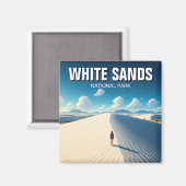 White Sands National Park New Mexico Magneet (Voorkant / Achterkant)