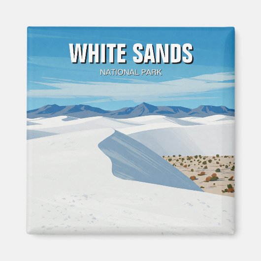 White Sands National Park New Mexico Magneet (Voorkant)