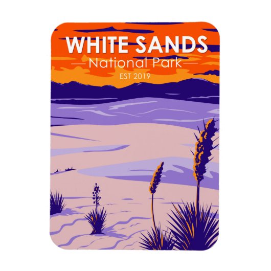 White Sands National Park New Mexico  Magneet (Verticaal)