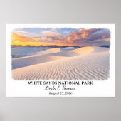 White Sands National Park New Mexico Poster (Voorkant)