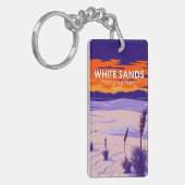 White Sands National Park New Mexico  Sleutelhanger (Voorkant Links)