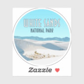 White Sands National Park New Mexico Sticker (Vel)