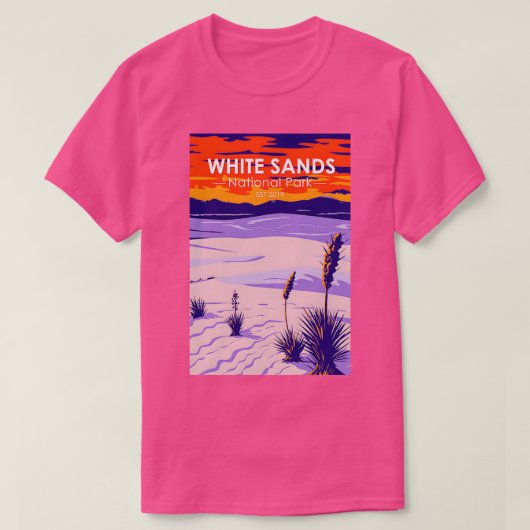 White Sands National Park New Mexico  T-shirt (Design voorkant)