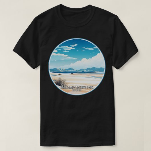 White Sands National Park New Mexico T-shirt (Design voorkant)